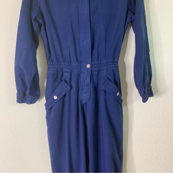 Bellerose womens blue Popart zip up jumpsuit S - Picture 4 of 9